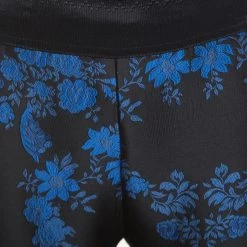 Stella McCartney Blue Floral Jacquard Patterned Stretch Tapered Trousers S For Women -Stella McCartney Sales luxury women stella mccartney used clothes p163688 007