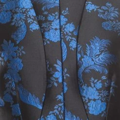 Stella McCartney Black And Blue Floral Jacquard Sleeveless Peplum Top M For Women -Stella McCartney Sales luxury women stella mccartney used clothes p164652 007