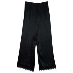 Stella McCartney Black Palazzo Slit Silk Pants S For Women -Stella McCartney Sales luxury women stella mccartney used clothes p16668 004