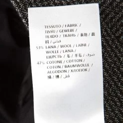 Stella McCartney Monochrome Wool And Cotton Flared Bottom Trousers XXS For Women -Stella McCartney Sales luxury women stella mccartney used clothes p168261 004