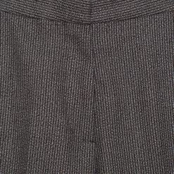 Stella McCartney Monochrome Wool And Cotton Flared Bottom Trousers XXS For Women -Stella McCartney Sales luxury women stella mccartney used clothes p168261 006