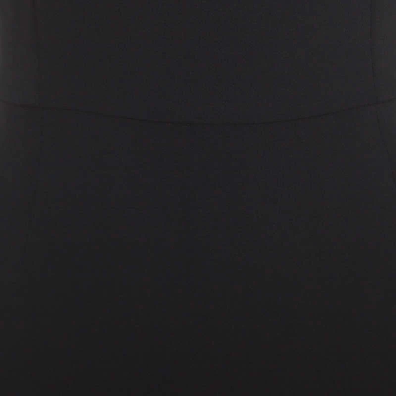 Stella McCartney Black Sheer Silk Paneled Sleeveless Sheath Dress M For Women 6 Stella McCartney Black Sheer Silk Paneled Sleeveless Sheath Dress M For Women - Image 4