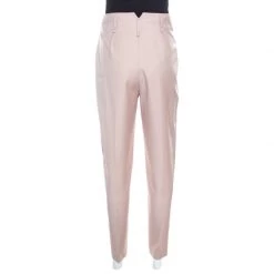 Stella McCartney Beige Wool Pleat Detail High Waist Pants S For Women 10 Stella McCartney Beige Wool Pleat Detail High Waist Pants S For Women -Stella McCartney Sales luxury women stella mccartney used clothes p170714 001