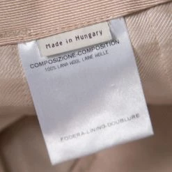 Stella McCartney Beige Wool Pleat Detail High Waist Pants S For Women 13 Stella McCartney Beige Wool Pleat Detail High Waist Pants S For Women -Stella McCartney Sales luxury women stella mccartney used clothes p170714 005