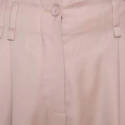 Stella McCartney Beige Wool Pleat Detail High Waist Pants S For Women 11 Stella McCartney Beige Wool Pleat Detail High Waist Pants S For Women -Stella McCartney Sales luxury women stella mccartney used clothes p170714 006