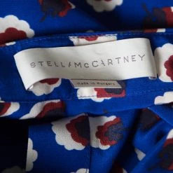 Stella McCartney Indigo Floral Printed Silk Wilson Blossom Shirt M For Women -Stella McCartney Sales luxury women stella mccartney used clothes p171395 006