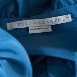 Stella McCartney Blue Silk Ruffle Trim Long Sleeve Meredith Blouse M For Women -Stella McCartney Sales luxury women stella mccartney used clothes p171397 003