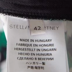 Stella McCartney Black Floral Printed Wide Leg Maude Pants M For Women -Stella McCartney Sales luxury women stella mccartney used clothes p171491 005