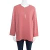 Stella McCartney Pink Crepe Zip Detail Long Sleeve Arlesa Blouse M For Women -Stella McCartney Sales luxury women stella mccartney used clothes p171519 005