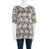 Stella McCartney Black Floral Lace Printed Silk Pyjama Blouse M For Women -Stella McCartney Sales luxury women stella mccartney used clothes p171520 001