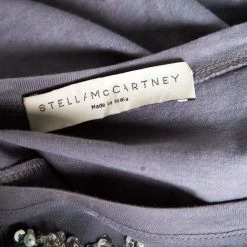 Stella McCartney Grey Silk Cotton Sequin Embellished Tank Top S For Women 12 Stella McCartney Grey Silk Cotton Sequin Embellished Tank Top S For Women -Stella McCartney Sales luxury women stella mccartney used clothes p171894 001