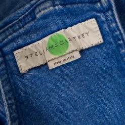 Stella McCartney Indigo Light Washed Wide Leg Denim Overalls S For Women -Stella McCartney Sales luxury women stella mccartney used clothes p171973 004