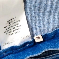 Stella McCartney Indigo Light Washed Wide Leg Denim Overalls S For Women -Stella McCartney Sales luxury women stella mccartney used clothes p171973 007