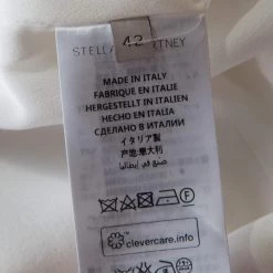 Stella McCartney White Embroidered All Is Love Pencil Skirt M For Women -Stella McCartney Sales luxury women stella mccartney used clothes p179990 003