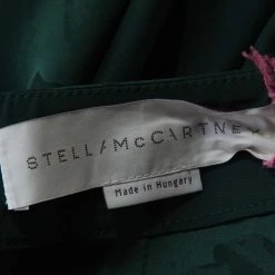 Stella McCartney Green Magnolia Pattern Jacquard Asymmetric Cecilia Skirt M For Women -Stella McCartney Sales luxury women stella mccartney used clothes p183183 005