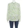 Stella McCartney Multicolor Floral Printed Silk Long Sleeve Eva Blouse S For Women 2 Stella McCartney Multicolor Floral Printed Silk Long Sleeve Eva Blouse S For Women -Stella McCartney Sales luxury women stella mccartney used clothes p183613 006