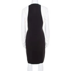 Stella McCartney Monochrome Long Sleeve Sheath Dress M For Women -Stella McCartney Sales luxury women stella mccartney used clothes p184805 005