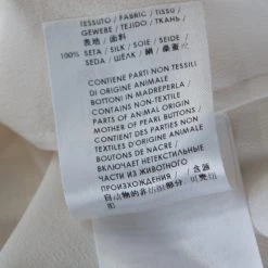 Stella McCartney Cream Silk Crepe Estelle Long Sleeve Blouse M For Women -Stella McCartney Sales luxury women stella mccartney used clothes p185470 001