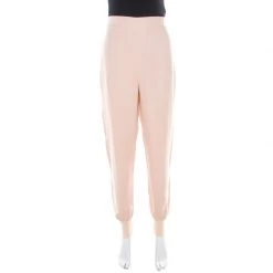 Stella McCartney Rose Pink High Waist Julia Jogger Pants M For Women