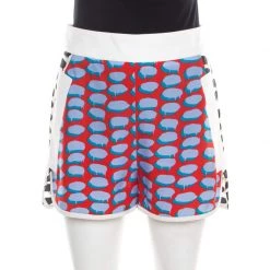 Stella McCartney Multicolor Speech Balloon Printed Shorts S For Women