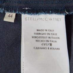 Stella McCartney Indigo Denim Zip Front Sleeveless Dress M For Women -Stella McCartney Sales luxury women stella mccartney used clothes p193584 002