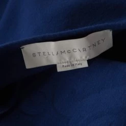 Stella McCartney Cobalt Blue Embossed Jacquard Front Panel Detail Long Sleeve Dress M For Women -Stella McCartney Sales luxury women stella mccartney used clothes p194072 005