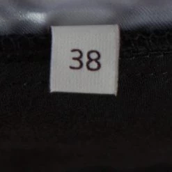 Stella McCartney Black Python Scale Patterned Jacquard Drawstring Detail Pants S For Women -Stella McCartney Sales luxury women stella mccartney used clothes p195816 006