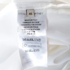 Stella McCartney White Eyelet Embroidered Oversized Box Shirt L For Women -Stella McCartney Sales luxury women stella mccartney used clothes p206489 002