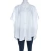 Stella McCartney White Eyelet Embroidered Oversized Box Shirt L For Women 1 Stella McCartney White Eyelet Embroidered Oversized Box Shirt L For Women -Stella McCartney Sales luxury women stella mccartney used clothes p206489 006