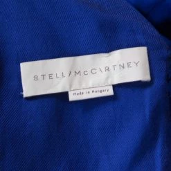 Stella McCartney Blue Stretch Crepe Asymmetrical Hem Flared Dress S For Women -Stella McCartney Sales luxury women stella mccartney used clothes p216912 006