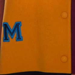 Stella McCartney Colorblock Melton Wool Blend Applique Detail Sabine Varsity Jacket S For Women -Stella McCartney Sales luxury women stella mccartney used clothes p219467 011