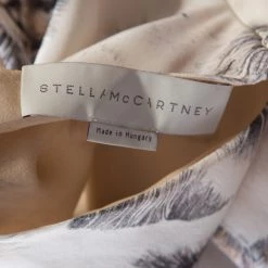 Stella McCartney Multicolor Cat Print Silk Asymmetric Hem Ilona Dress M For Women 13 Stella McCartney Multicolor Cat Print Silk Asymmetric Hem Ilona Dress M For Women -Stella McCartney Sales luxury women stella mccartney used clothes p221544 006