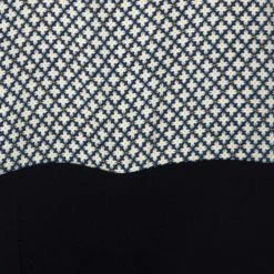 Stella McCartney Black & Printed Bodice Crepe Wide-Leg Short-Sleeve Jumpsuit M For Women -Stella McCartney Sales luxury women stella mccartney used clothes p223505 006