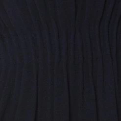 Stella McCartney Navy Blue Stretch Cady Gathered Waist Maxi Dress S For Women -Stella McCartney Sales luxury women stella mccartney used clothes p235469 004