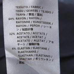 Stella McCartney Navy Blue Stretch Cady Gathered Waist Maxi Dress S For Women -Stella McCartney Sales luxury women stella mccartney used clothes p235469 007