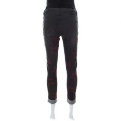 Stella McCartney Grey Denim Star Embroidered Slim Fit Jeans S For Women -Stella McCartney Sales luxury women stella mccartney used clothes p236096 001