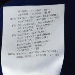 Stella McCartney Blue Stretch Cross Over Bodice Bodycon Maxi Dress M For Women -Stella McCartney Sales luxury women stella mccartney used clothes p236165 004