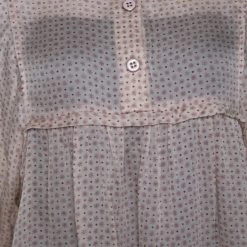 Stella McCartney Pale Pink Printed Silk Billowing Sleeve Blouse S For Women -Stella McCartney Sales luxury women stella mccartney used clothes p241549 004