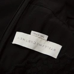 Stella McCartney Black Crepe Lace Insert Sleeveless Maxi Dress XS For Women 12 Stella McCartney Black Crepe Lace Insert Sleeveless Maxi Dress XS For Women -Stella McCartney Sales luxury women stella mccartney used clothes p243811 005