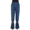 Stella McCartney Blue Denim Shirred Detail April Jeans M For Women