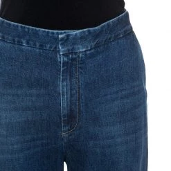 Stella McCartney Blue Denim Shirred Detail April Jeans M For Women -Stella McCartney Sales luxury women stella mccartney used clothes p248167 002