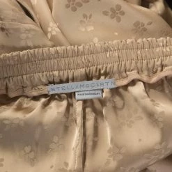 Stella McCartney Beige Jacquard Elasticized Waist Trousers S For Women -Stella McCartney Sales luxury women stella mccartney used clothes p249269 005