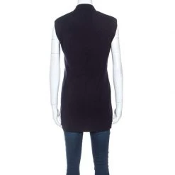 Stella McCartney Navy Blue Wool Double Breasted Vest S For Women 10 Stella McCartney Navy Blue Wool Double Breasted Vest S For Women -Stella McCartney Sales luxury women stella mccartney used clothes p251793 005
