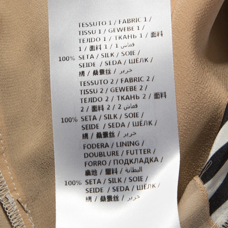 Stella McCartney White Striped Dog Print Silk Christine Pants S For Women 8 Stella McCartney White Striped Dog Print Silk Christine Pants S For Women - Image 6