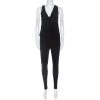 Stella McCartney Black Jersey Draped Cowl Neck Jumpsuit S For Women -Stella McCartney Sales luxury women stella mccartney used clothes p255528 001