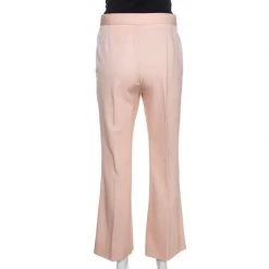 Stella McCartney Blush Pink Silk Twill Wide Leg Eden Trousers XS For Women -Stella McCartney Sales luxury women stella mccartney used clothes p258015 002