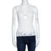 Stella McCartney White Lace Scalloped Halter Neck Top S For Women 2 Stella McCartney White Lace Scalloped Halter Neck Top S For Women -Stella McCartney Sales luxury women stella mccartney used clothes p258259 004