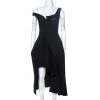 Stella McCartney Black Wool Sequined Reily Asymmetric Dress S For Women -Stella McCartney Sales luxury women stella mccartney used clothes p258678 005