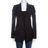 Stella McCartney Black Wool Tuxedo Jacket S For Women