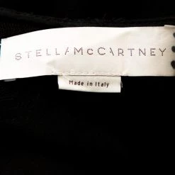 Stella McCartney Black Crepe Lace Trim Maxi Dress S For Women -Stella McCartney Sales luxury women stella mccartney used clothes p267744 004